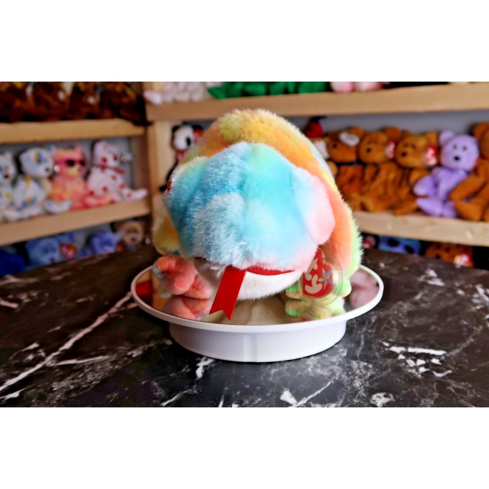 TY Beanie Buddy - Rainbow the Chameleon | MWMT | Vintage‎ | Rare